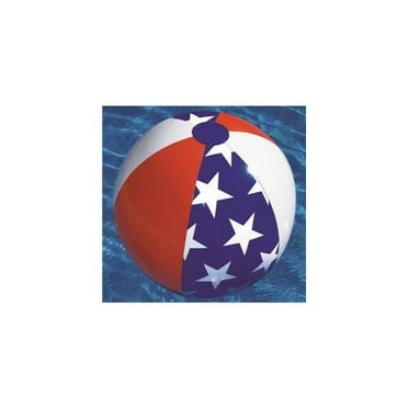 Red White & Blue Glow Beach Ball Party Kit Red White & Blue Glow Beach Ball Party Kit